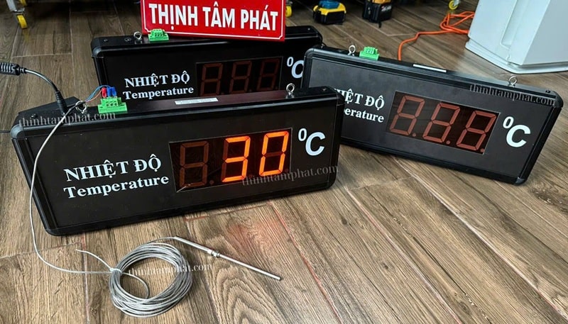 bảng led nhiệt độ PT100 3 inch
